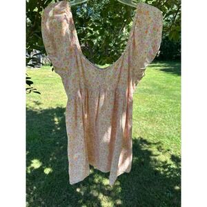 Billabong Women's | Heart Song Puff Sleeve Mini Dress |‎ L